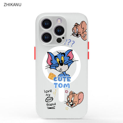 New Original Tom and Jerry MagSafe Compatible Phone Case