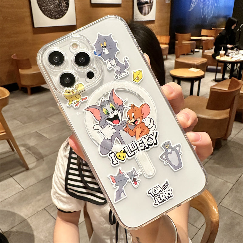 New Original Tom and Jerry MagSafe Compatible Phone Case